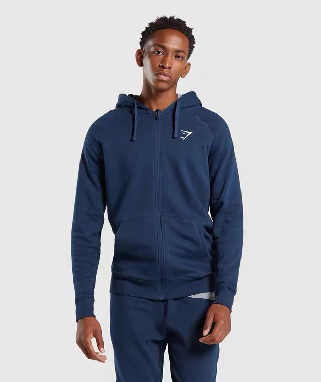 Moletom com Capuz e Zíper Gymshark Raglan