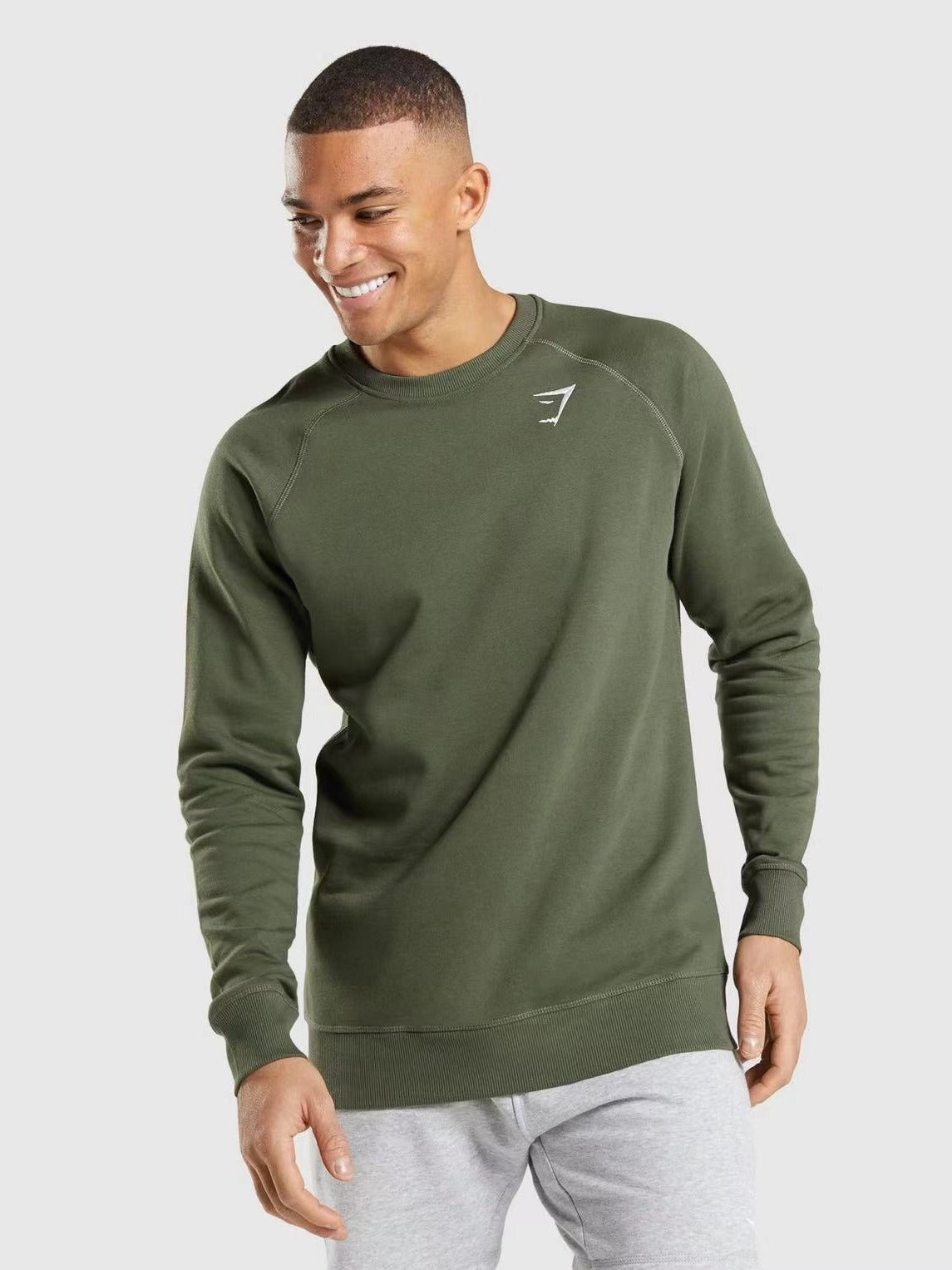 Moletom Fechado Gymshark Raglan Minimalista