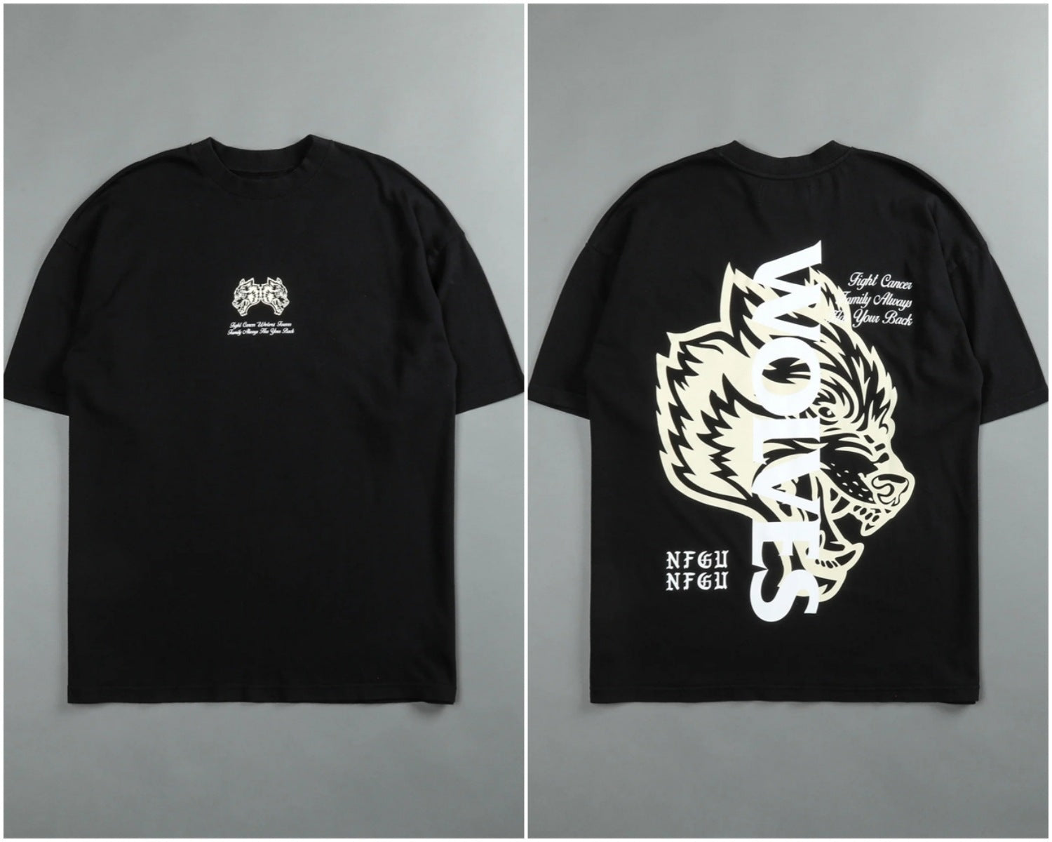 Camiseta Oversized Darc Sport Wolves Estampa Lobo