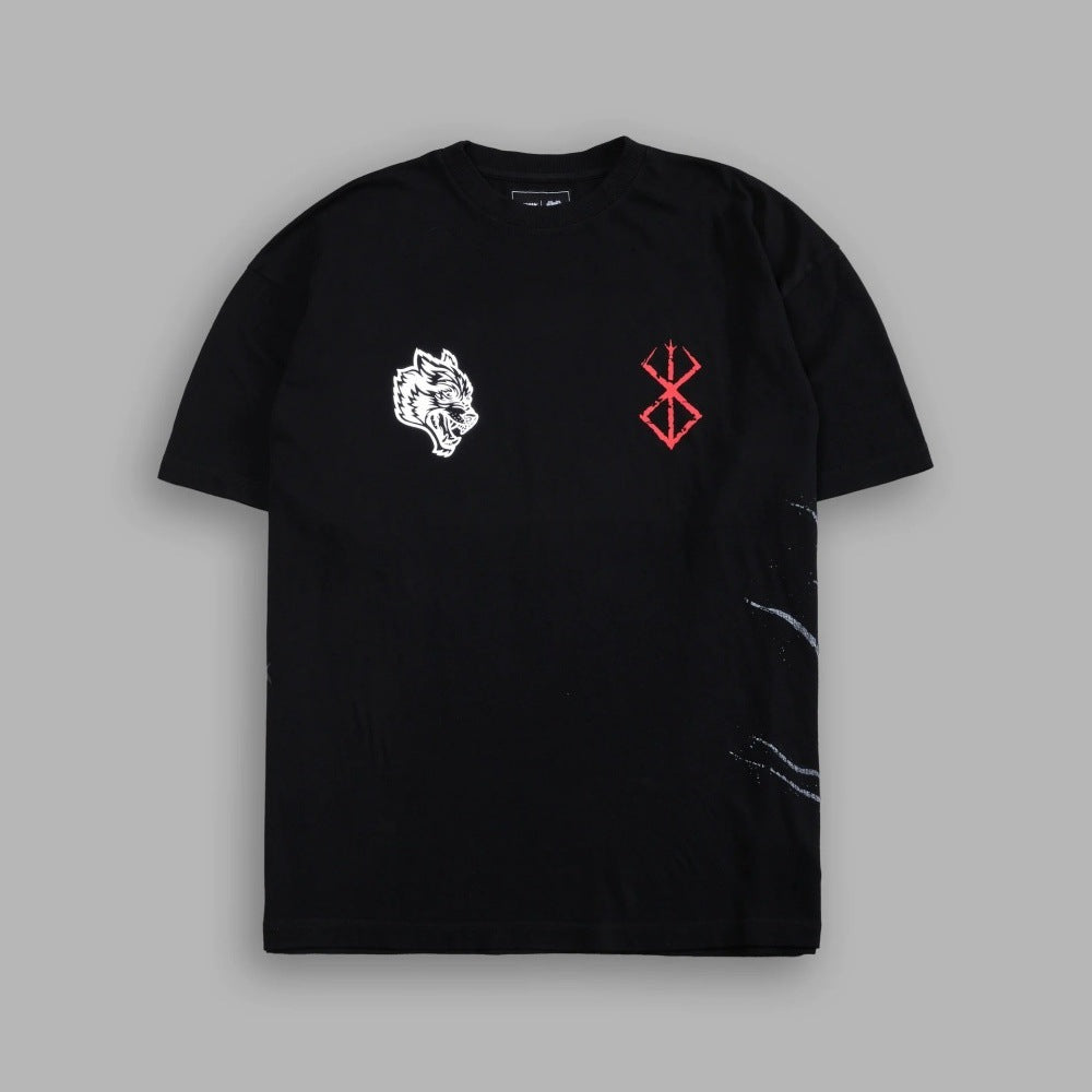 Camiseta Oversized Darc Sport Wolves x Berserk