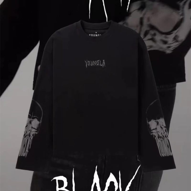 Camiseta YOUNGLA  DARKSIDE CROPPED LONGSLEEVES