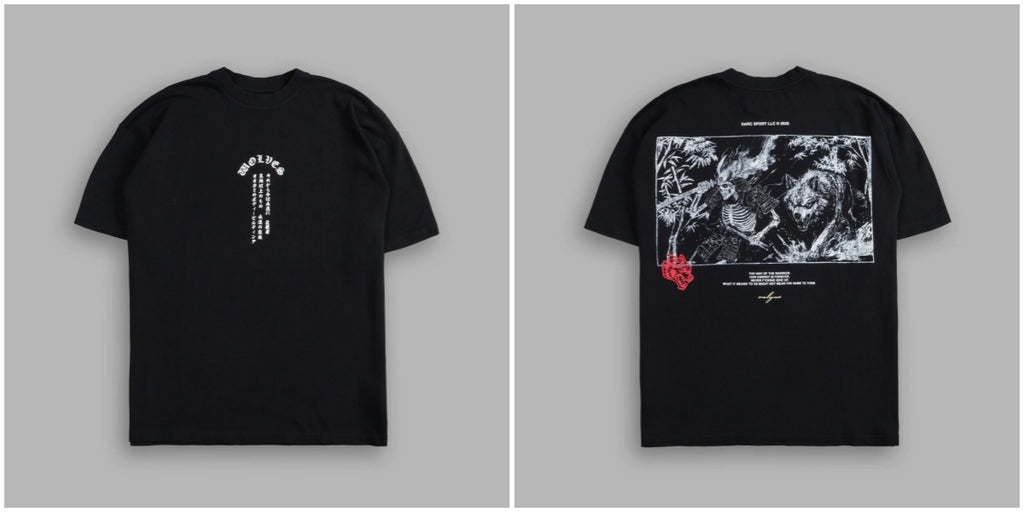 Camiseta Darc Sport WAY OF THE WARRIOR "SKELETON WOLF"
