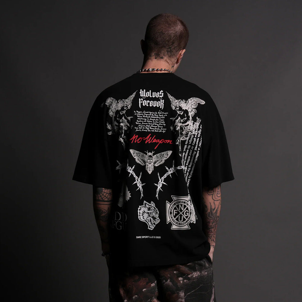 Darc Sport Camiseta Wolves Forever — Full Print Gótico