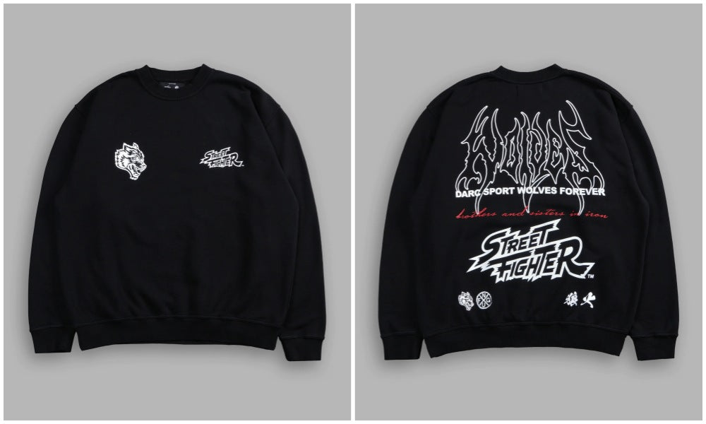Moletom Darc Sport  STREET FIGHTER - "THE LOGO" METAL