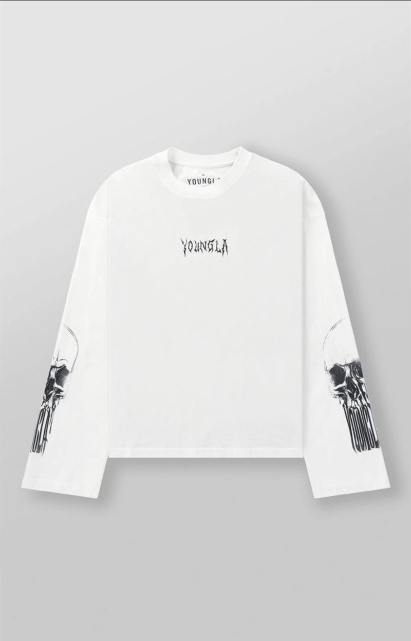 Camiseta YOUNGLA  DARKSIDE CROPPED LONGSLEEVES