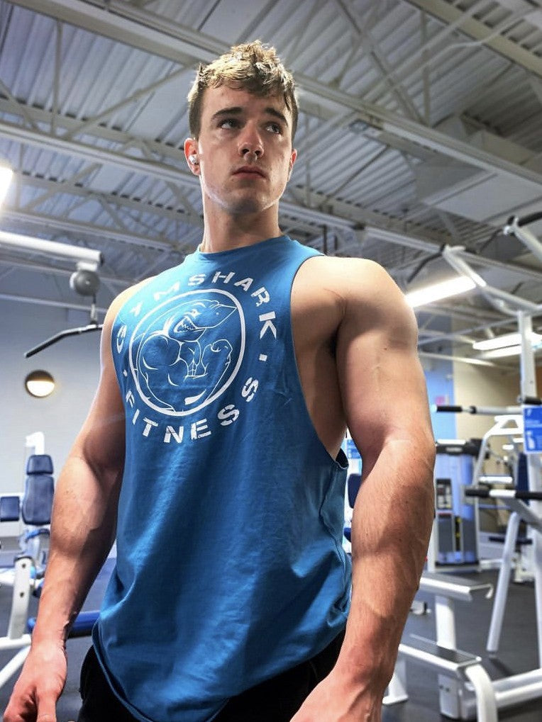 Regata Gymshark Muscle Tee Cava Aberta Fitness