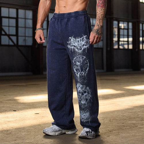 Calça  YoungLA Wide Leg Gótica Estonada