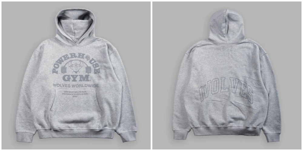 Moletom Darc Sport POWERHOUSE WOLVES HOODIE - HEATHER GRAY