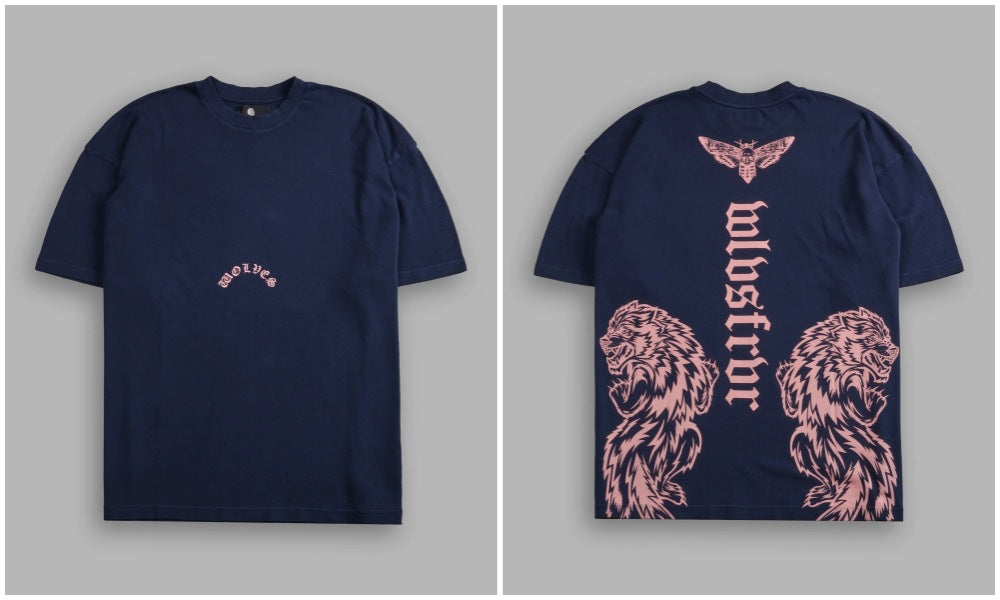 Camiseta Oversized Darc Sport Wolves Gothic
