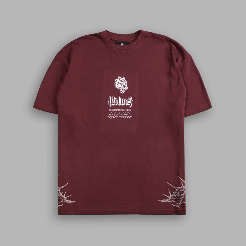 Camiseta Oversized Darc Sport Wolves Corazón