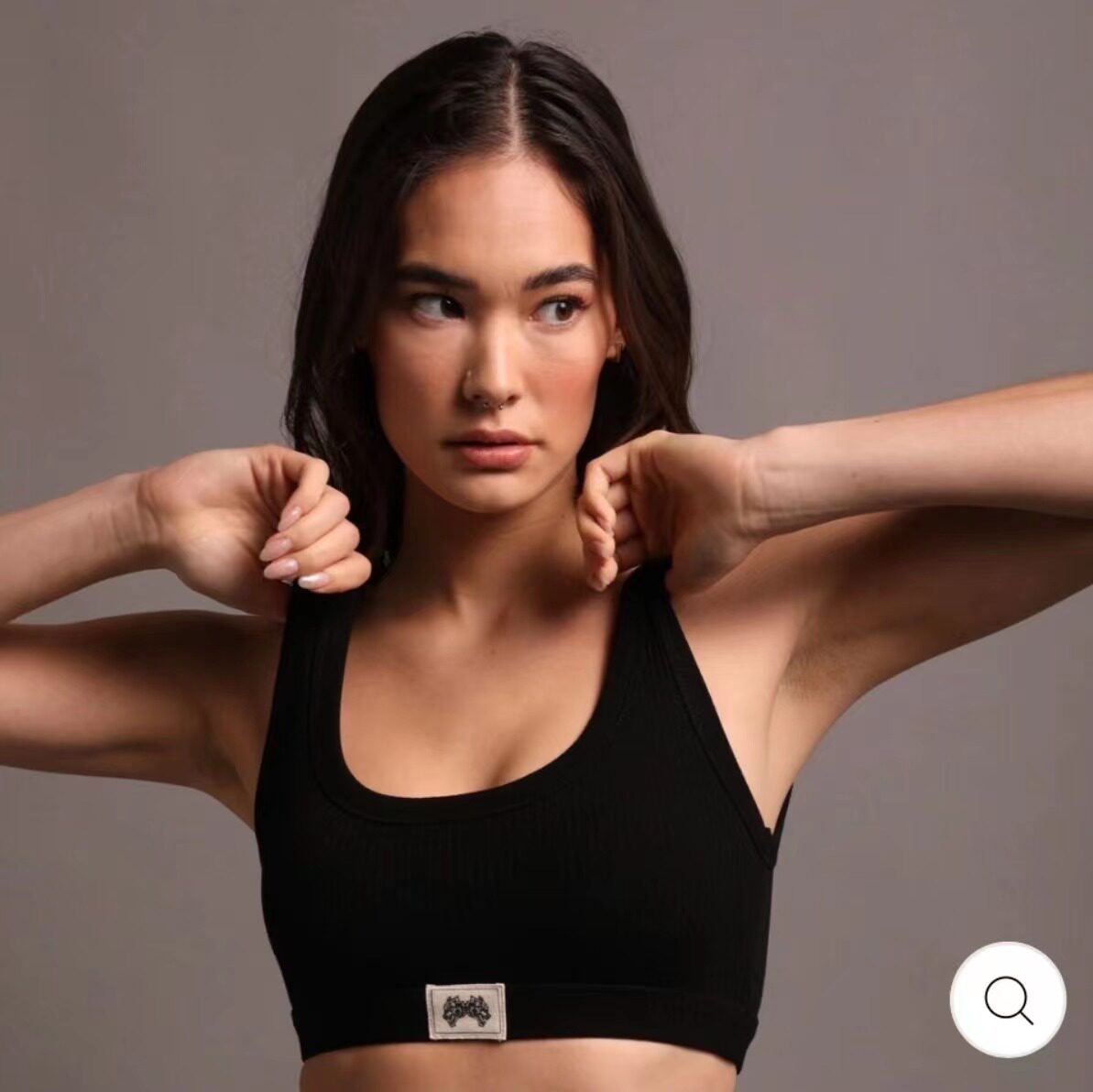 Top Darc Sport She FOREST GREEN RIBBED SEAMLESS SET
