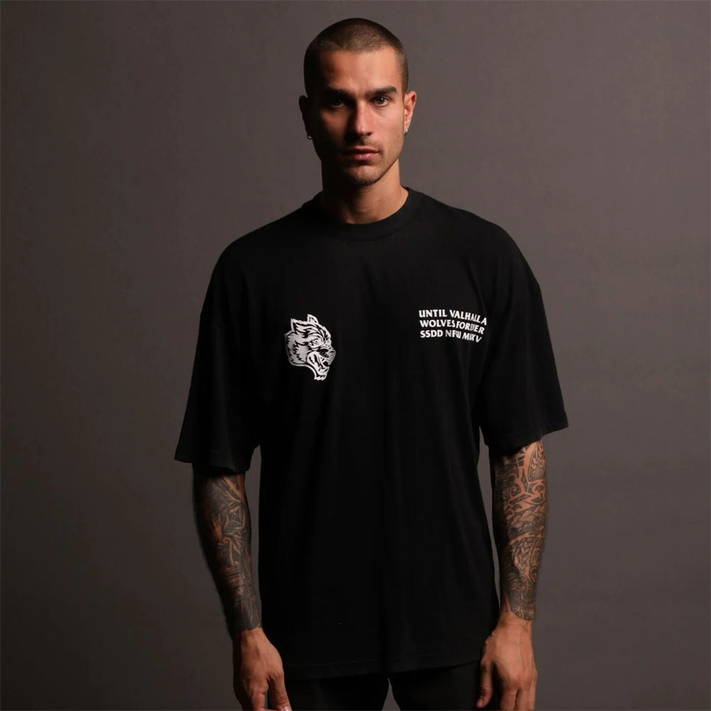 Camiseta Oversized Darc Sport Wolves Until Valhalla