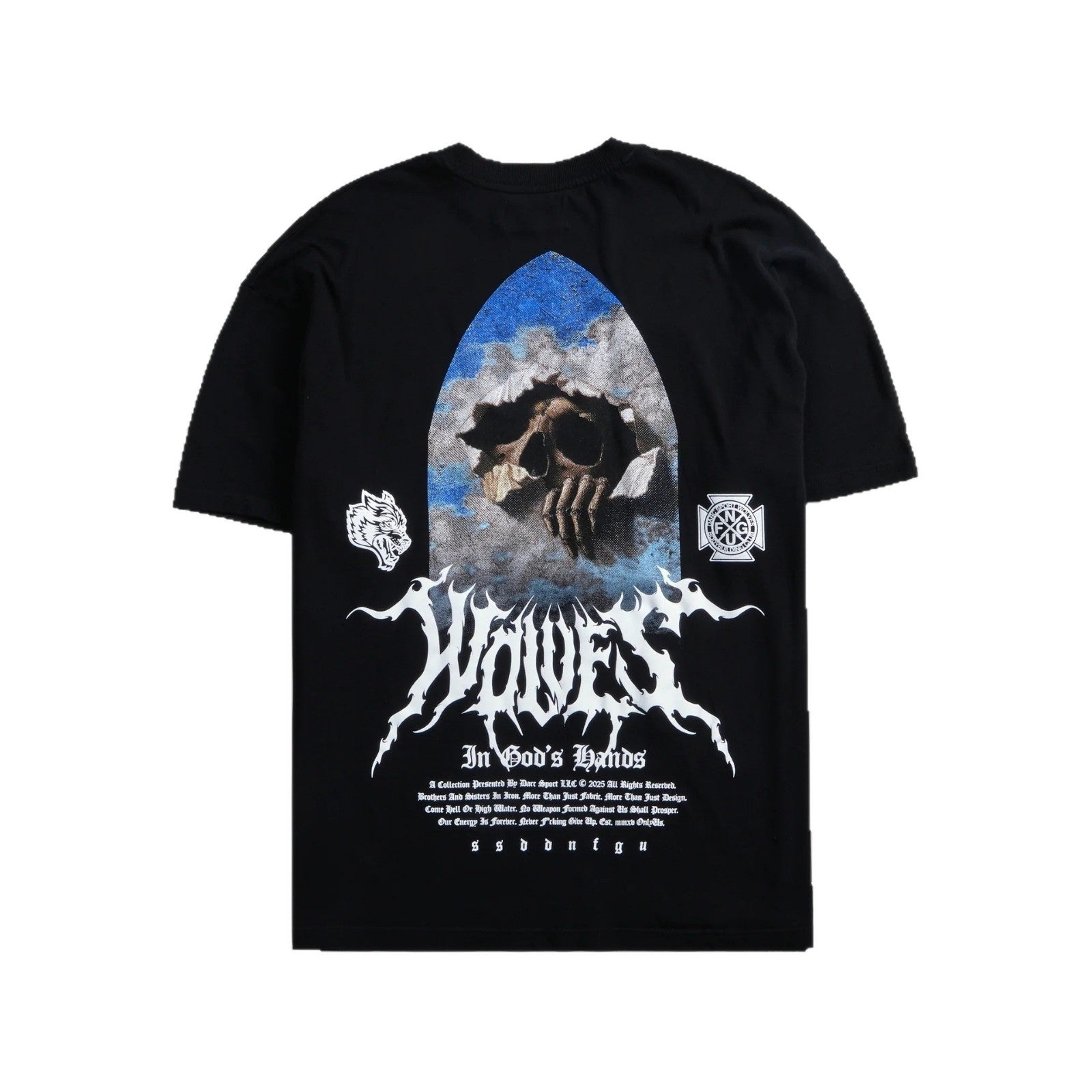 Camiseta Oversized Darc Sport Wolves In God's Hands