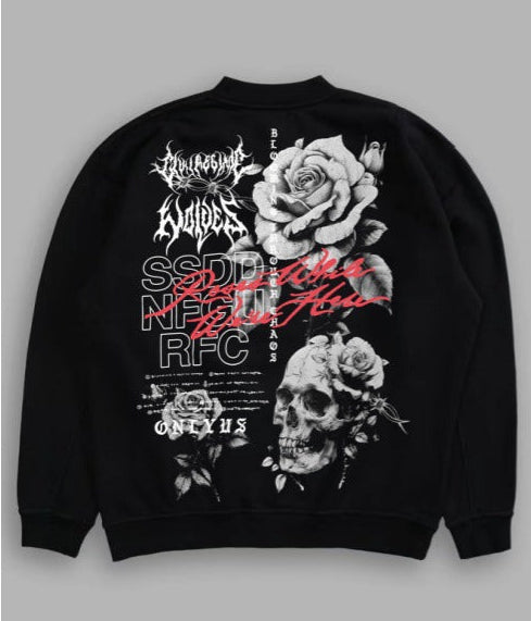 Moletom Darc Sport  ROSES WHILE WE'RE HERE