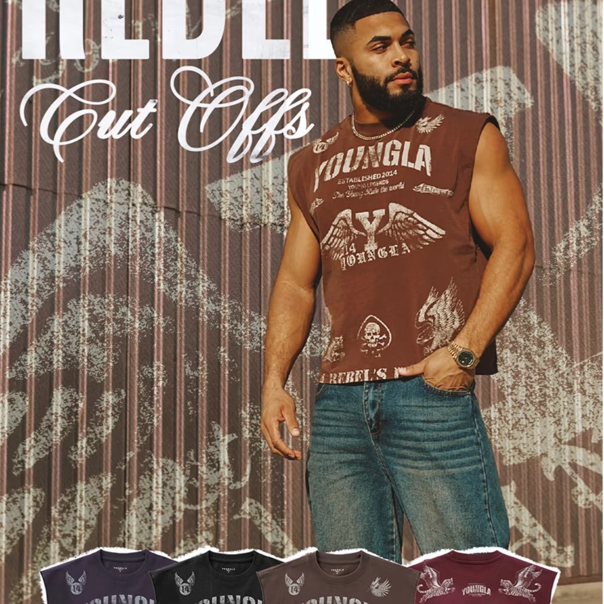Regata YOUNGLA UNLEASHED CUT-OFF TANK