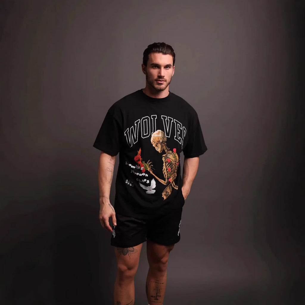 Camiseta Oversized Darc Sport Wolves Memento Mori