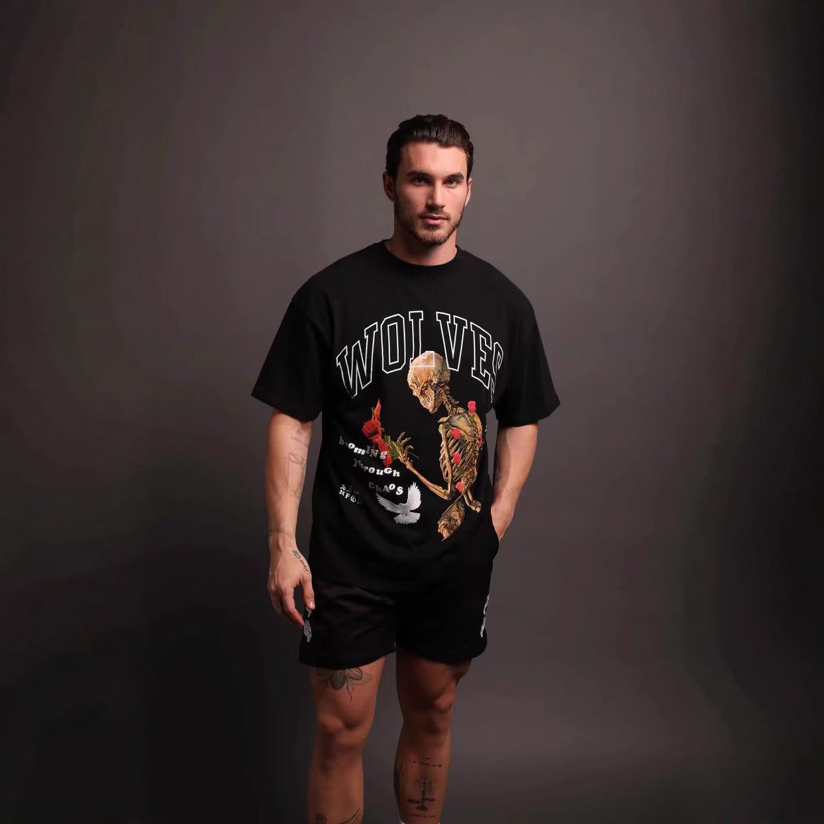 Camiseta Oversized Darc Sport Wolves Memento Mori