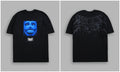 Camiseta Oversized Darc Sport Wolves Forever Dark