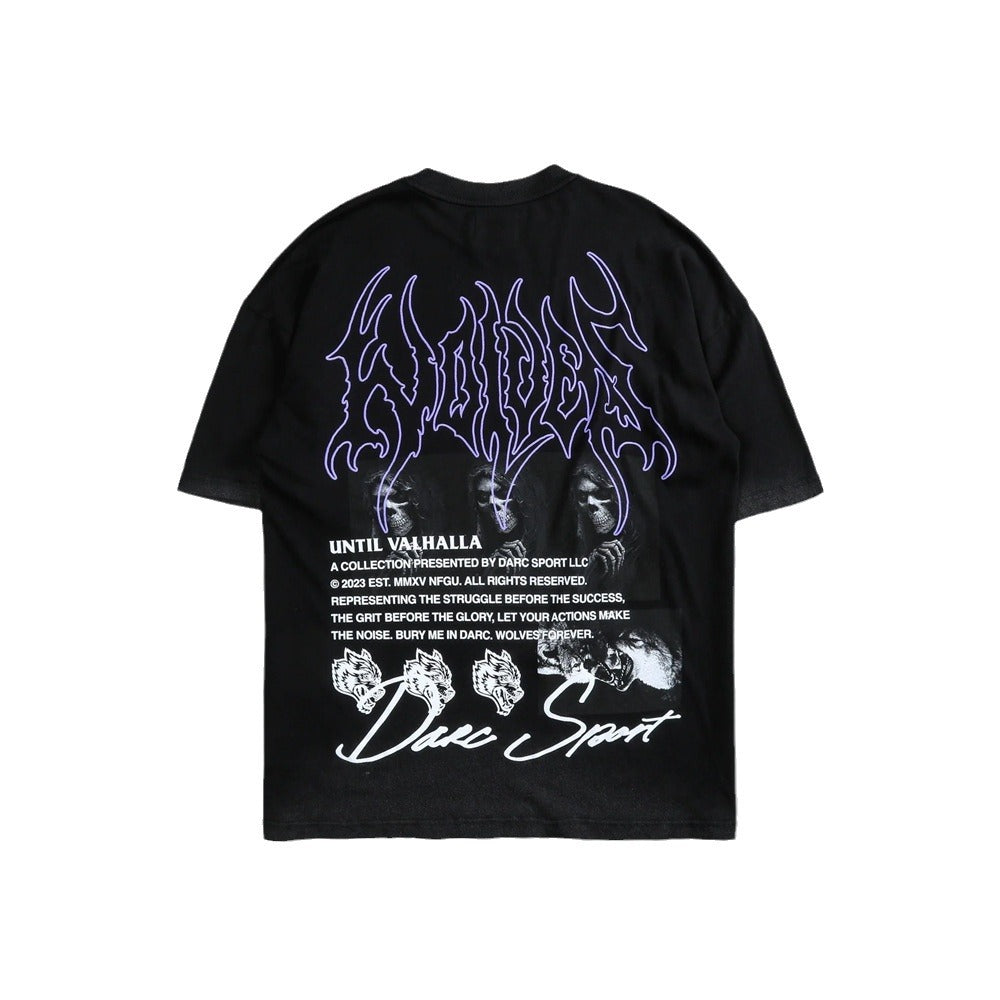 Camiseta Oversized Darc Sport Wolves Until Valhalla