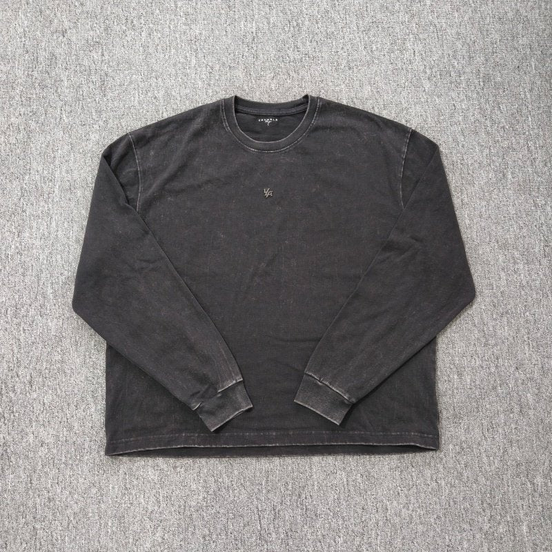 Camiseta de manga cumprida YOUNGLA  PEACHED MINERAL LONG SLEEVES