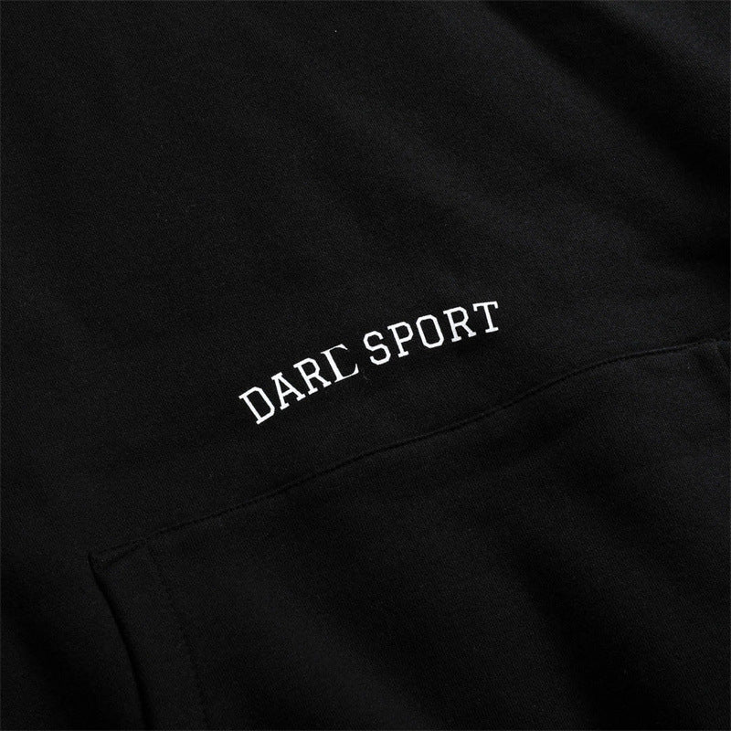 AT OUR CORE WLVS HOODIE IN BLACK