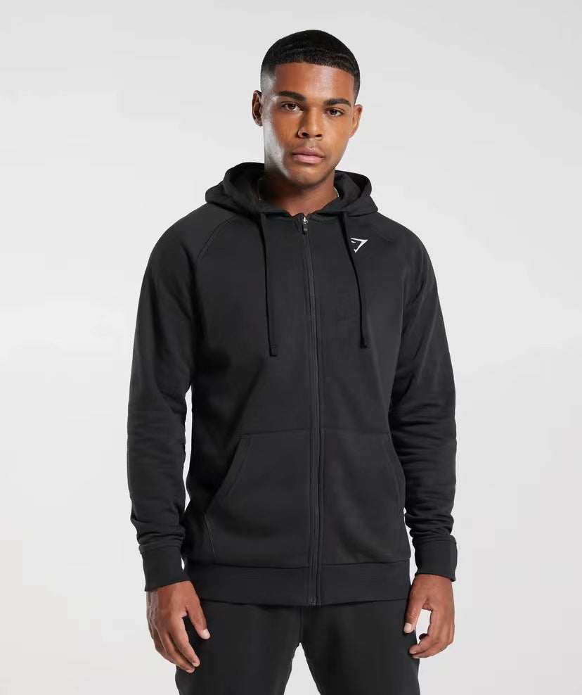 Moletom com Capuz e Zíper Gymshark Raglan