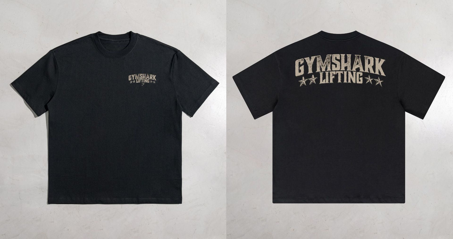 Camiseta Gymshark Lifting Oversized Distressed