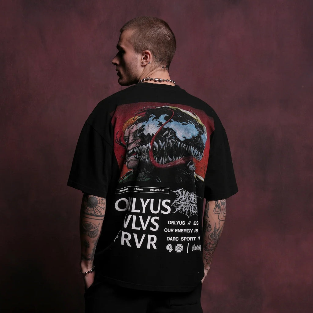 Camiseta Oversized Darc Sport Wolves Forever
