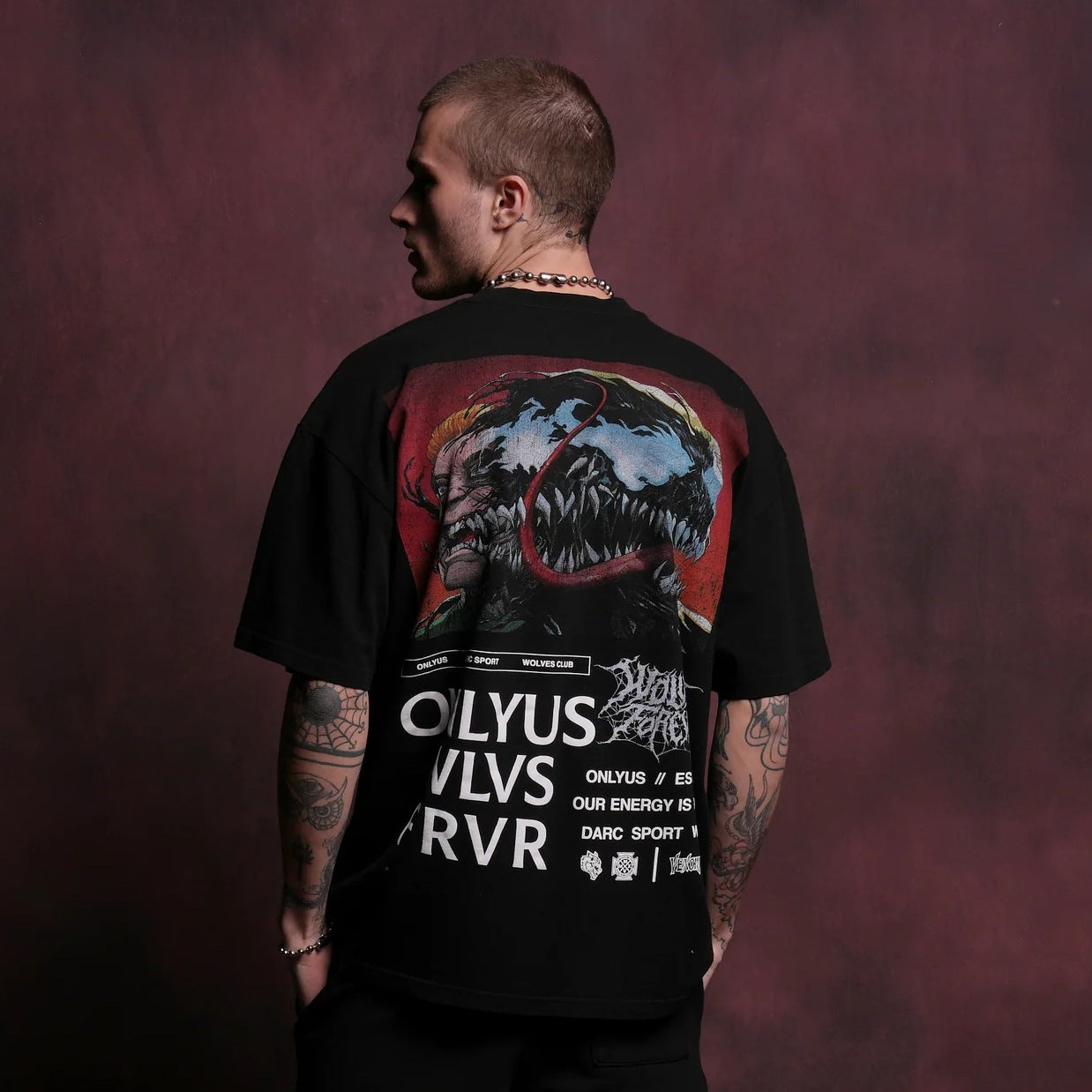 Camiseta Oversized Darc Sport Wolves Forever