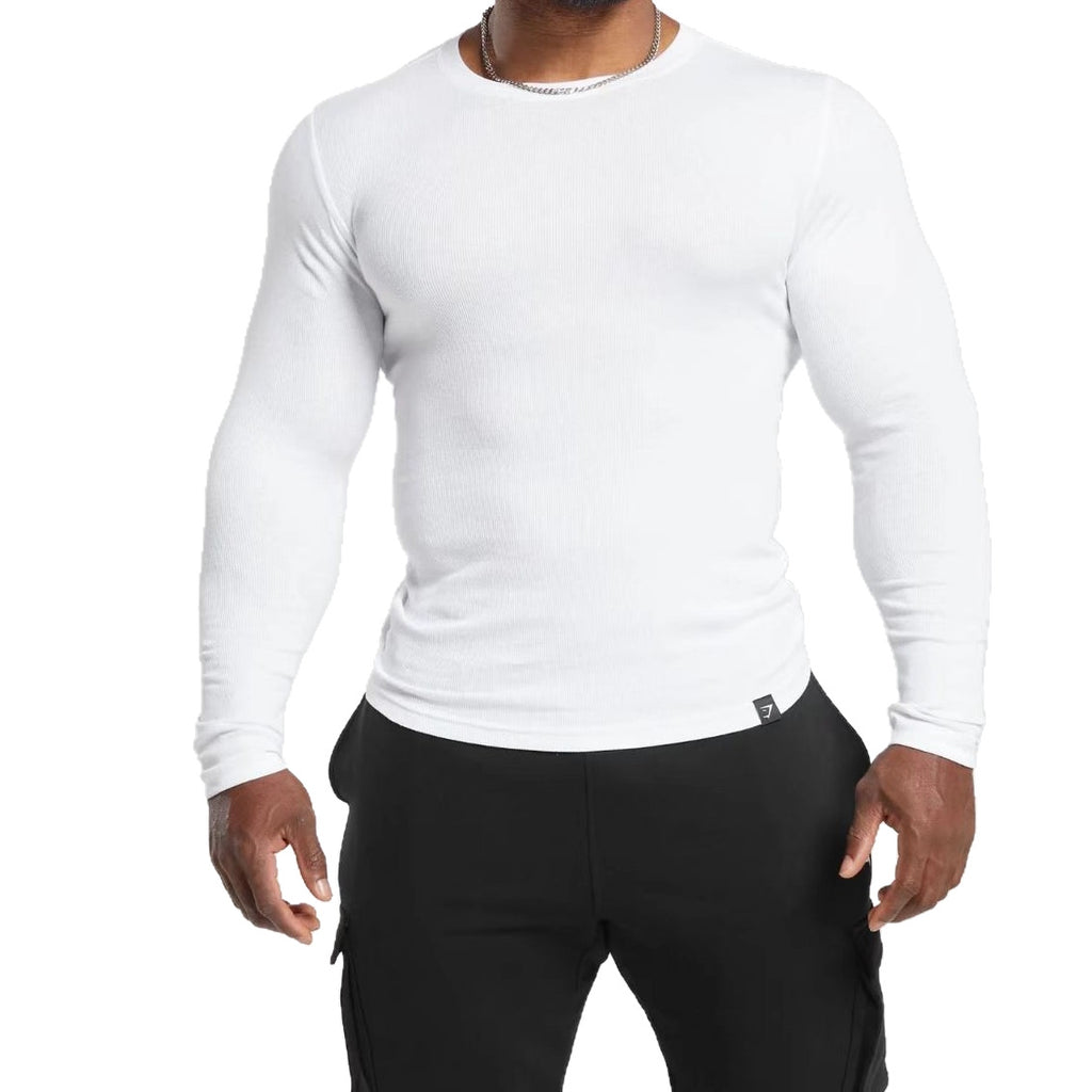 Camiseta Manga Longa Gymshark Canelada Slim