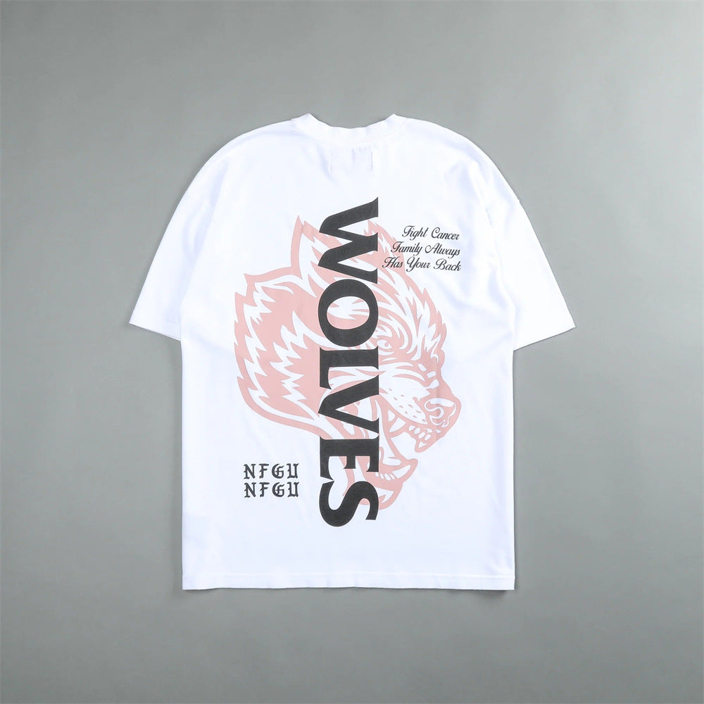 Camiseta Oversized Darc Sport Wolves Estampa Lobo