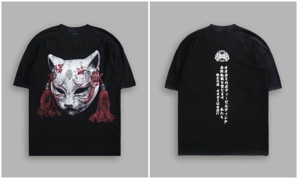Camiseta Oversized Darc Sport Kitsune Wolves Club