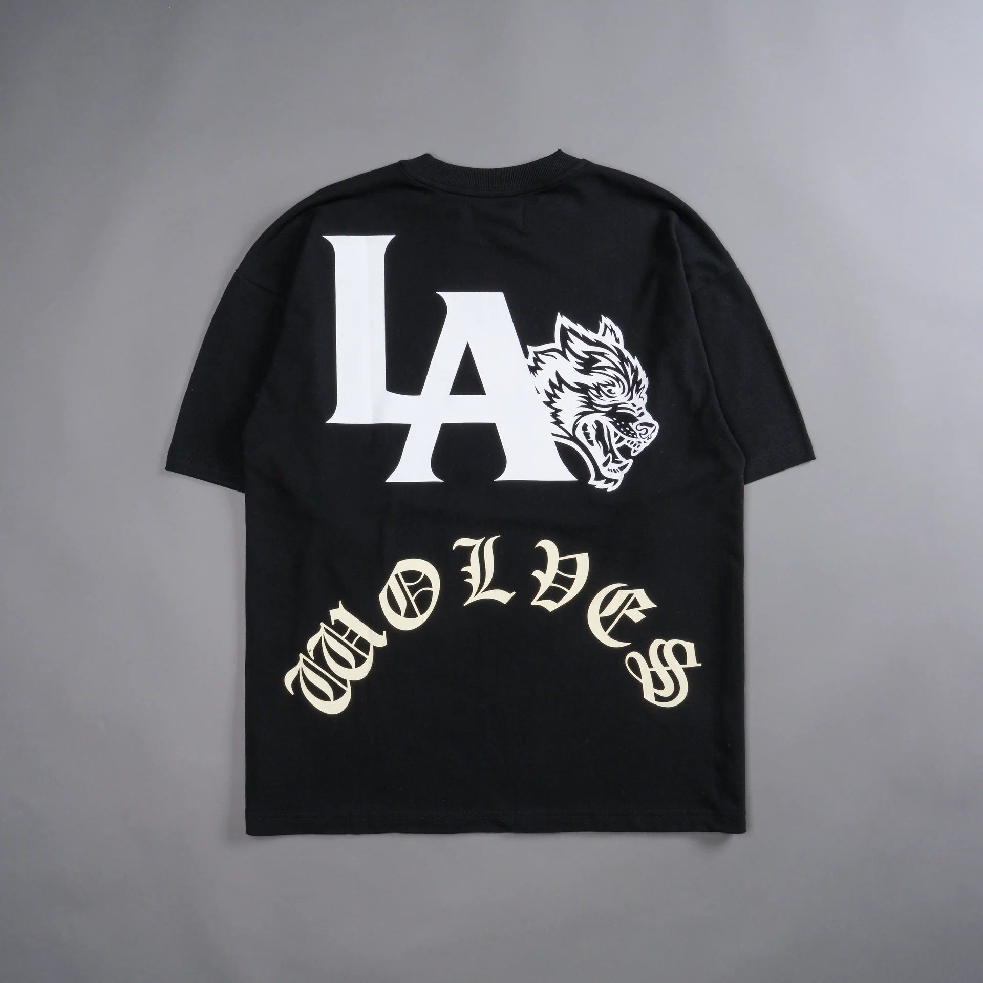 Camiseta Oversized Darc Sport LA Wolves Preta