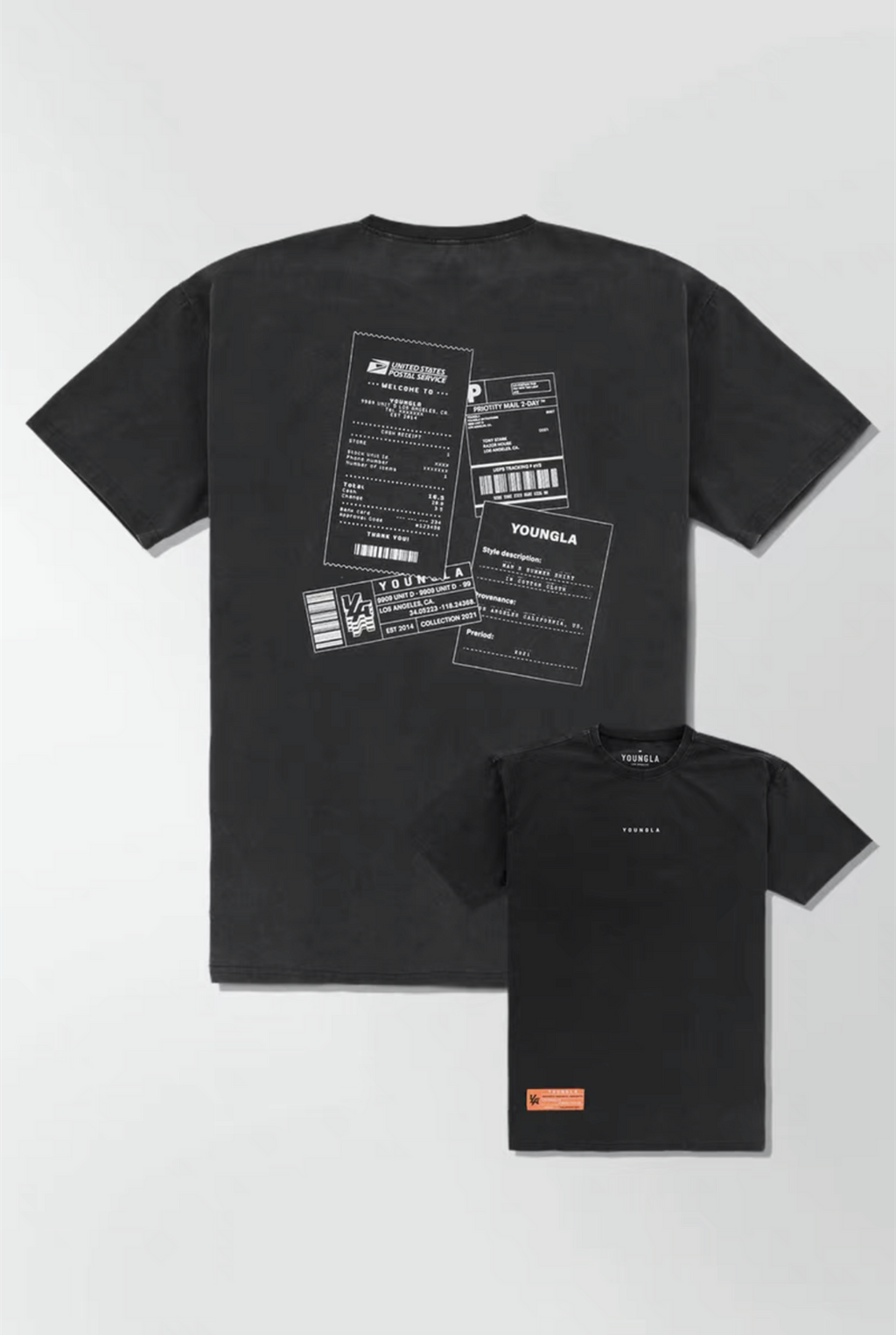 Camiseta Youngla Washed Drip Tee (Day in Heaven)
