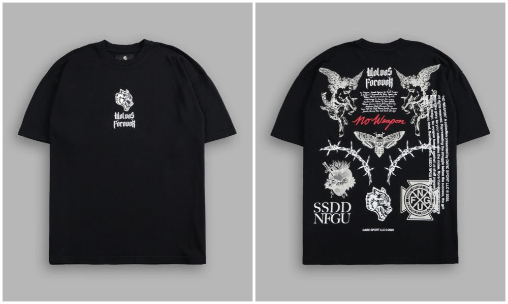 Darc Sport Camiseta Wolves Forever — Full Print Gótico