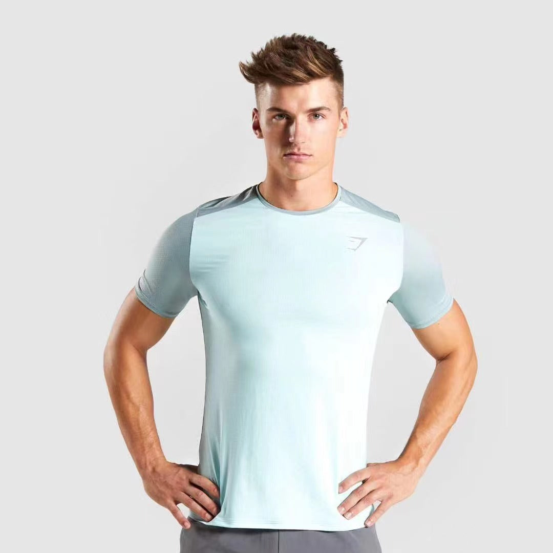 Camiseta Gymshark Performance Muscle Fit Bicolor