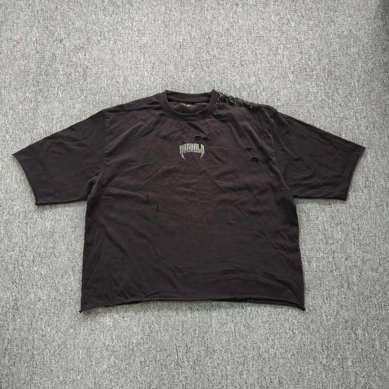 Camiseta Youngla VANDAL DISTRESSED OVERSIZED TEE
