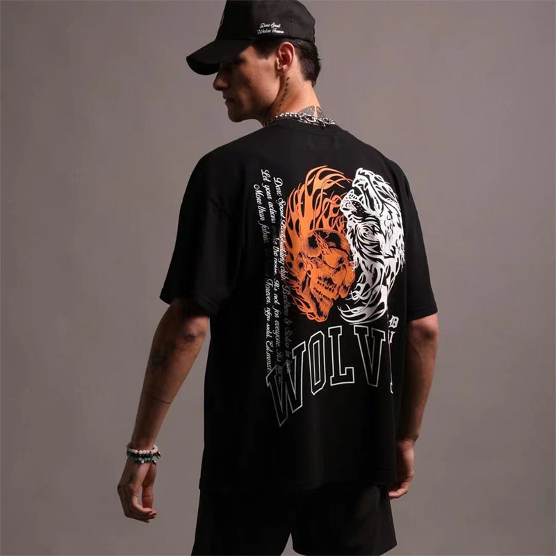 Darc Sport Camiseta Oversized Wolves — Algodão 240g