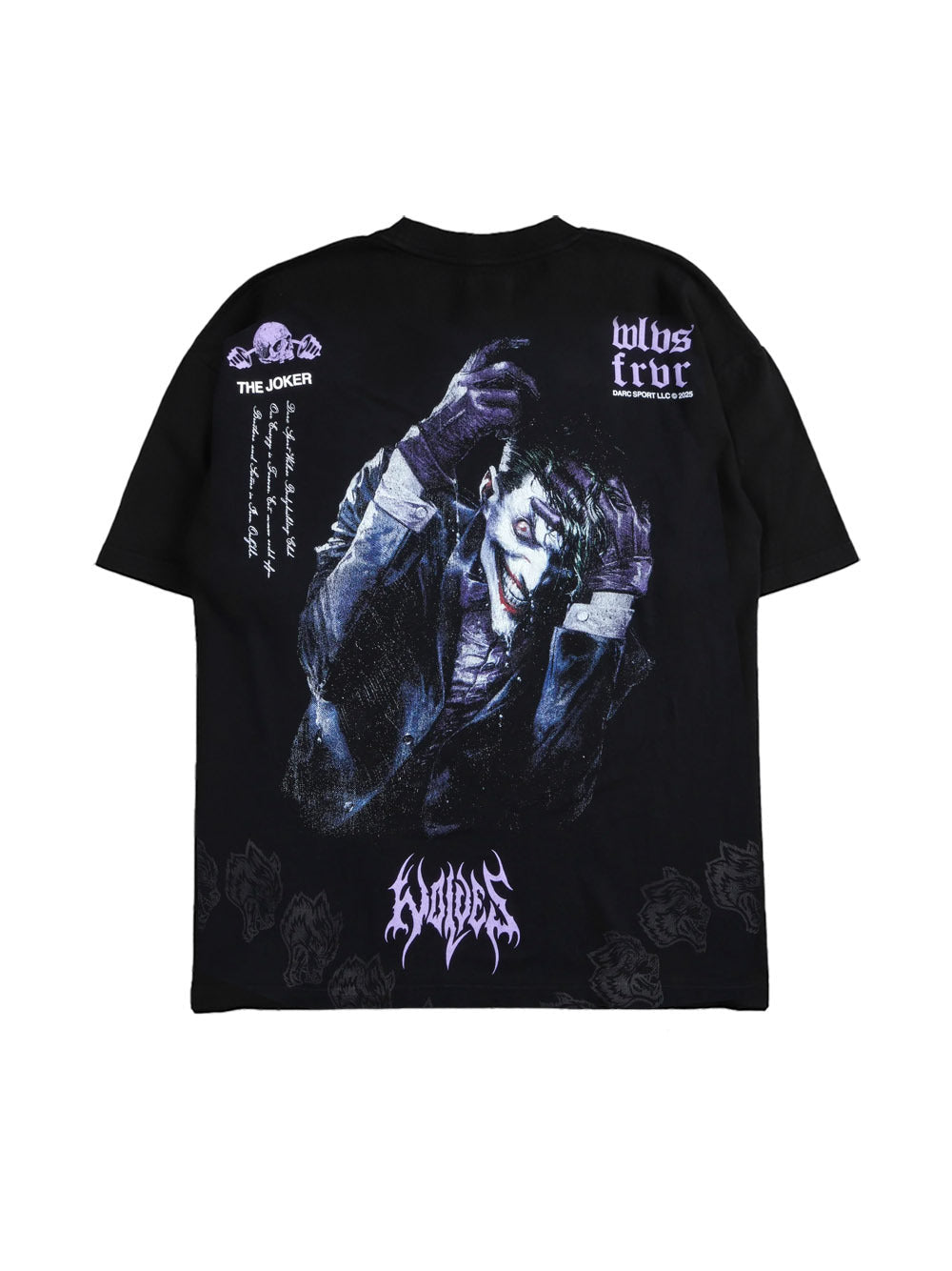CAMISETA OVERSIZED PREMIUM DARC SPORT X THE JOKER "SIDE BY SIDE"