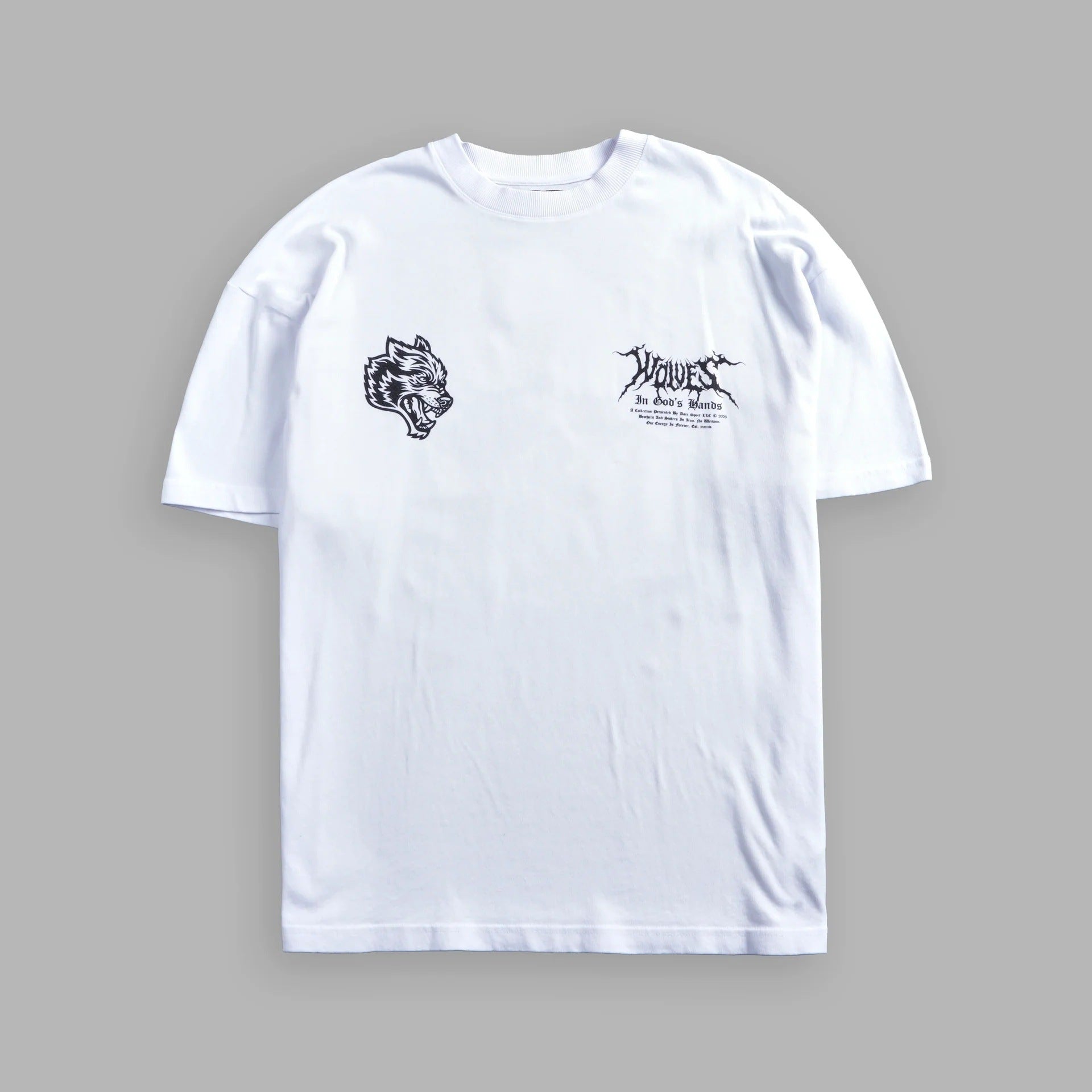 Camiseta Oversized Darc Sport Wolves In God's Hands