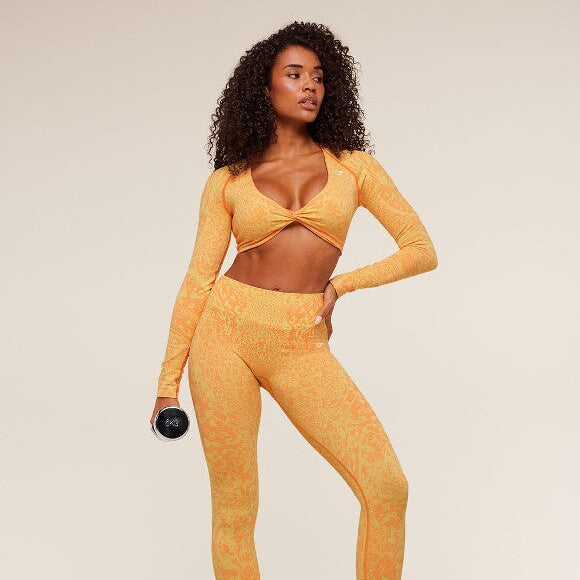 Top Gymshark Adapt Animal X Whitney Long Sleeve Crop Top