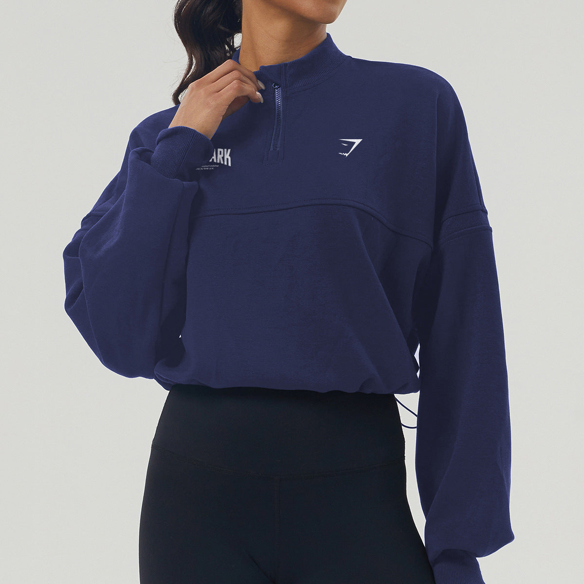 Moletom Cropped Gymshark Training Dept. Half-Zip