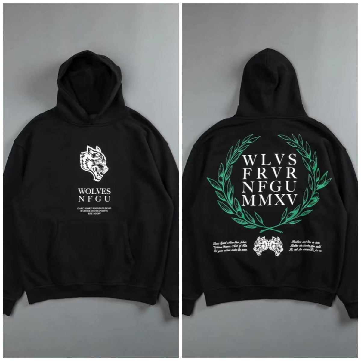 Moletom com Capuz Darc Sport Wolves Forever NFGU