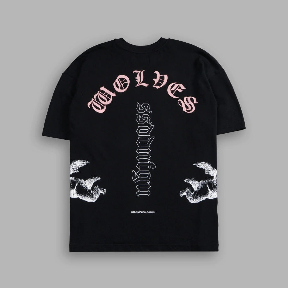 Camiseta Oversized Darc Sport Wolves Dark