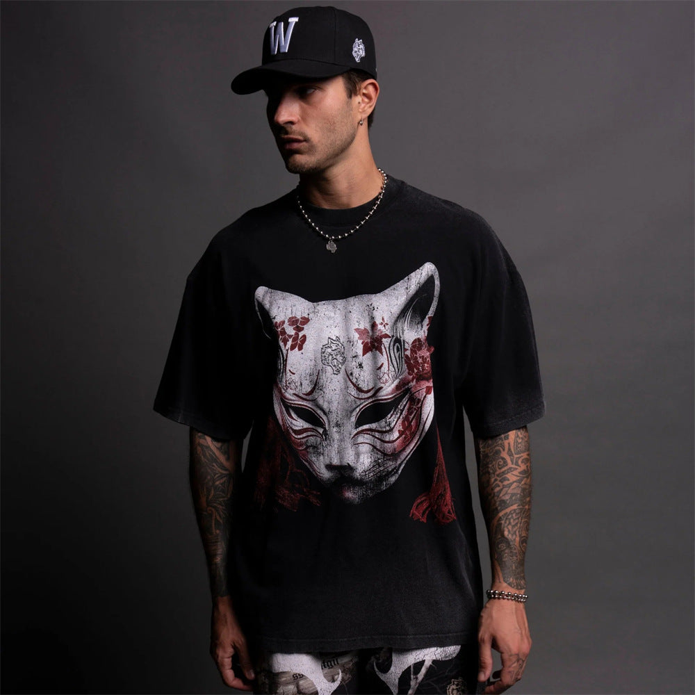 Camiseta Oversized Darc Sport Kitsune Wolves Club