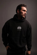 CLASSIC WOLVES BLACK AND WHITE HOODIE
