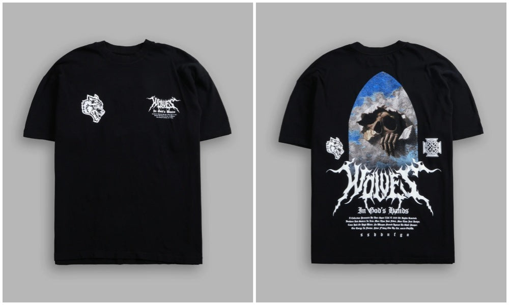 Camiseta Oversized Darc Sport Wolves In God's Hands