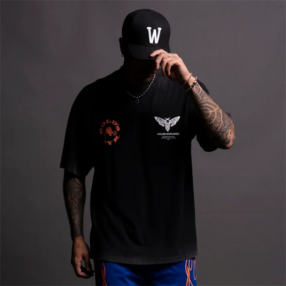 Camiseta Oversized Darc Sport x Gold's Gym Wolves