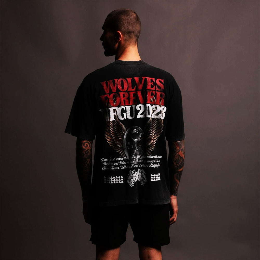 Camiseta Oversized Darc Sport Wolves Forever