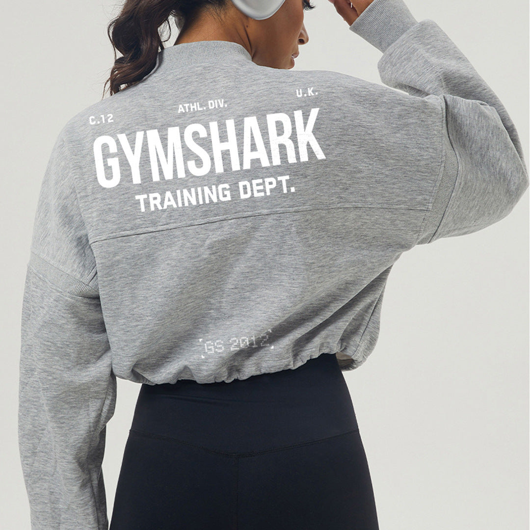 Moletom Cropped Gymshark Training Dept. Half-Zip